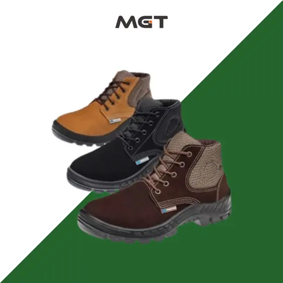 Bota Botina Segurança Couro Nobuck Marluvas CA 45611
