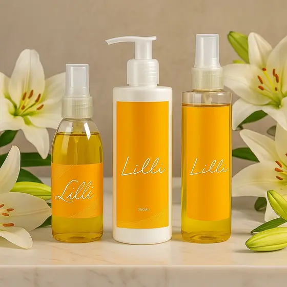 Kit Lilli Mulher Cheirosa - Body Splash  + Creme Corporal + Colonia Feminino.