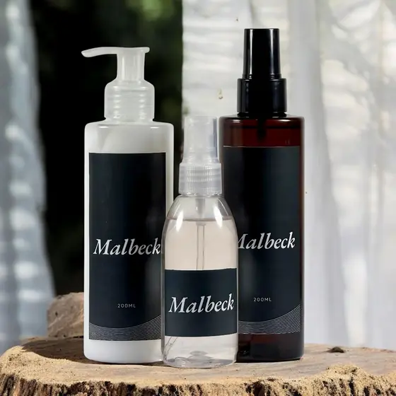 Kit Malbeck Homem Cheiroso - Body Splash + Creme Hidratante Corporal e Colônia.