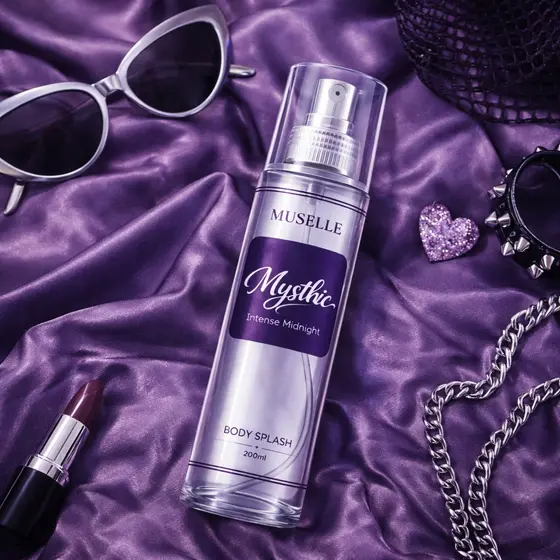 Body Splash Feminino Mysthic (Intense Midnight) - Linha MUSELLE