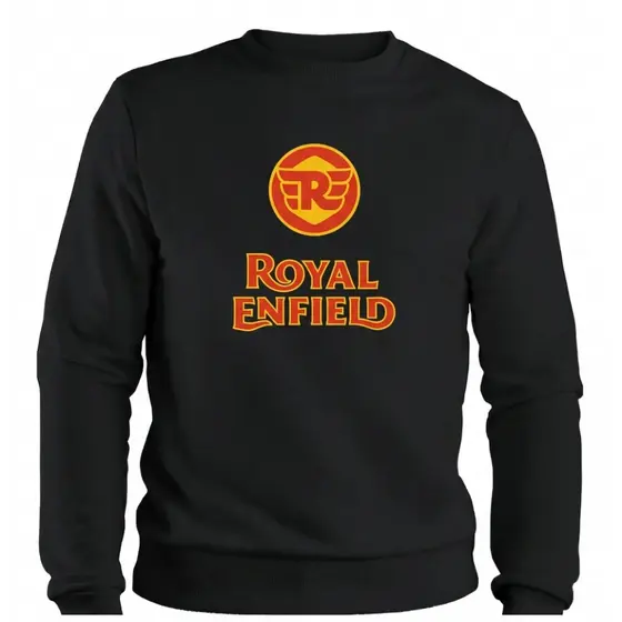 Casaco de Moletom Flanelado Estampa Moto Royal Enfield Premium Agasalho Peluciado Himalayan Gerrilla Meteor Shotgun Bear