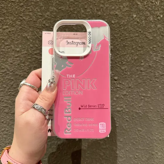 Capinha Para iPhone Red Bull Para iPhone XR 11 12 13 14 15 iPhone16 17 Air Plus Pro Promax