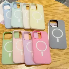 Capinha Para iPhone Efeito de atração magnética Para iPhone XR 11 12 13 14 15 iPhone16 17 Air Plus Pro Promax