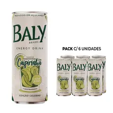 Pack Energético Baly Energy Drink Caipirinha 250ml
