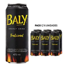 Pack Energético Baly Energy Drink Tradicional 473ml