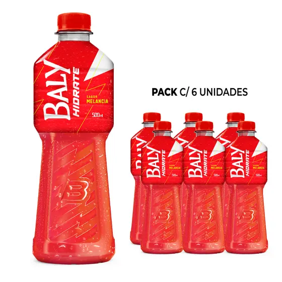Pack Isotonico Baly Hidrate Melancia 500ml