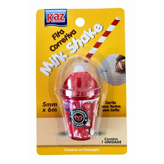 FITA CORRETIVA ROLLER MILK SHAKE KZ817 - VERMELHO