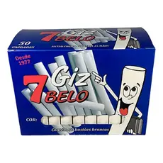 GIZ BRANCO ESCOLAR PLASTIFICADO 7 BELO