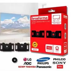 Suporte Para Smart Tv Universal Fixo LED LCD 4K Parede Painel 10 24 43 50 55 60 75 100 Polegadas