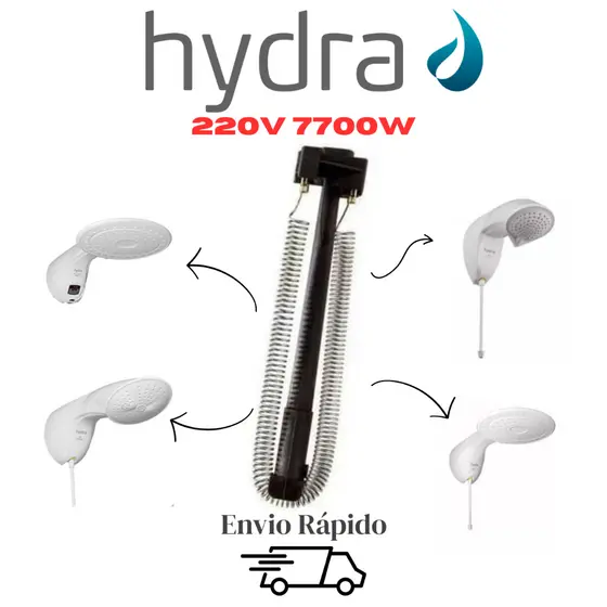 Resistencia Para Ducha ND Chuveiro Tipo Hydra Eletrônica 220V 7700W WR