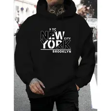 Blusa De Frio Moletom Masculino Peluciado Quentinho Moleton Canguru Feminino Unissex New York Brooklyn