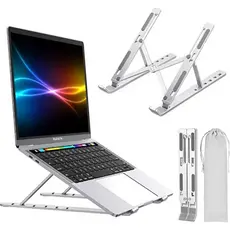 Suporte Notebook Ergonômico de 7 Níveis | Dobrável e Portátil para 10 a 17"