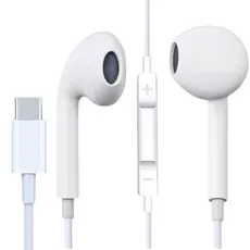 Fone de Ouvido com Fio - Entrada Tipo C (USB-C) Qualidade Premium Compatível com Modelos Tipo-C - 1G