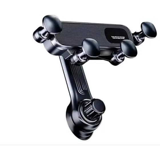 Suporte Premium para Celular Carro - Saída de Ar, Rotação 360°, Trava Anti-Queda - 1G