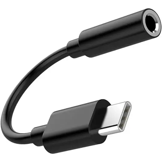 Adaptador Premium P2 3.5mm para Tipo-C – Compatível com Samsung, Motorola, LG e iPhone15 ou Superior