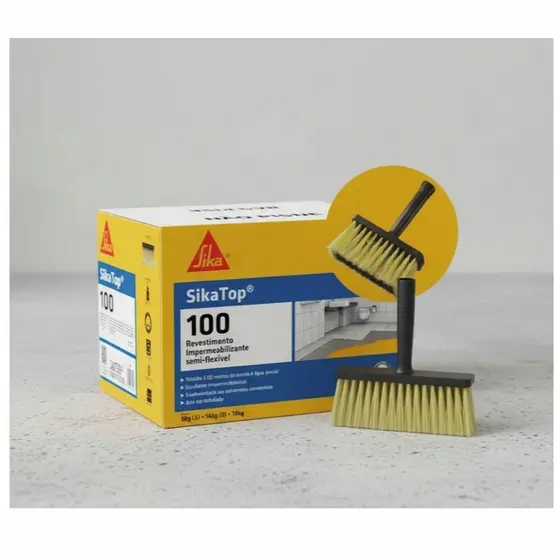 Sika Sikatop®-100 Impermeabilizante 18 Kg + Broxa