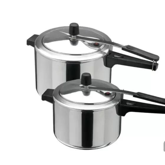 KIT COM 2 PANELAS DE PRESSÃO ALUMINIO POLIDA VÁRIOS KITS SELO DO INMETRO + ENVIO RÁPIDO E SEGURO