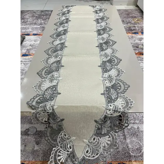 Caminho De Mesa Bordado Em Grip DESCRIÇÃO CAMINHO DE MESA  Top Olaola1