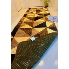Tapete GROSSO Passadeira De Floral e Geometrico Pelinho Baixo 60×200cm