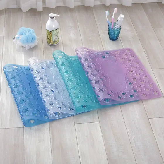 Tapete De Box Banheiro ANTIDERRAPANTE Ventosa Massageador Limpeza De Pés Top Li Original