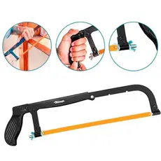 Arco De Serra Ajustável 300mm Com Lâminas Dentes Design Ergonômico