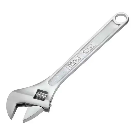 Chave Inglesa Ajustavel De Aço Profissional Aço Carbono Cromado Resistente a Aruela e Fricção