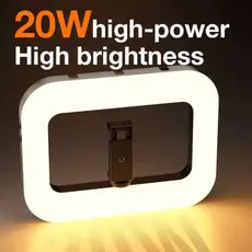 Ring Light Profissional 3000mAh – Ring Light Celular com Tripé Ring Light  20W E-30