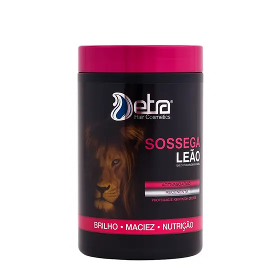 Botox Capilar Sossega Leão 1Kg – Detra Hair Cosméticos – Hidratação e Redução de Volume