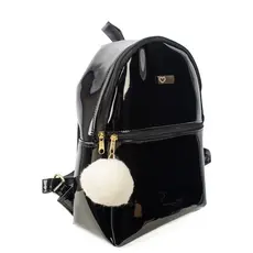Bolsa Mochila feminina em verniz Premium Com Alça Regulavel Super Promoção
