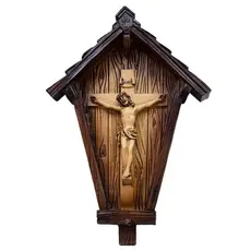 Crucifixo Casa 20cm - Enfeite Resina