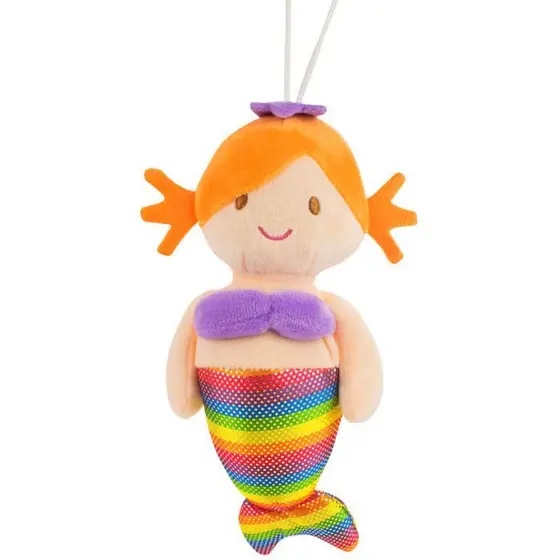 Boneca Sereia Cauda Arco-Íris 22cm Fofy Toys