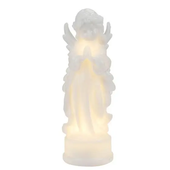 Anjo Decorativo com Luz11,5cm Branco ou Bege