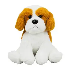 Bichinho de Pelúcia Cachorro Bravo Sentado 21cm - Fofy Toys