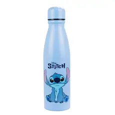 Garrafa Alumínio Azul Stitch 600ml - Disney