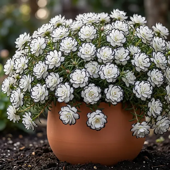 Cultivo Caseiro 30 Sementes de onze horas– Flores Brancas com Bordas Negras para horta caseira