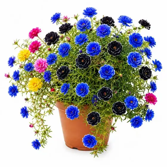 pacote Sementes de Portulaca Azul Sortida (Onze-Horas)