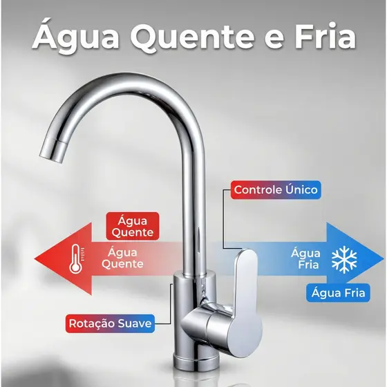 Torneira Gourmet Para Cozinha Banheiro Torneira Lavatório Bancada Mesa Banheiro Para Pia