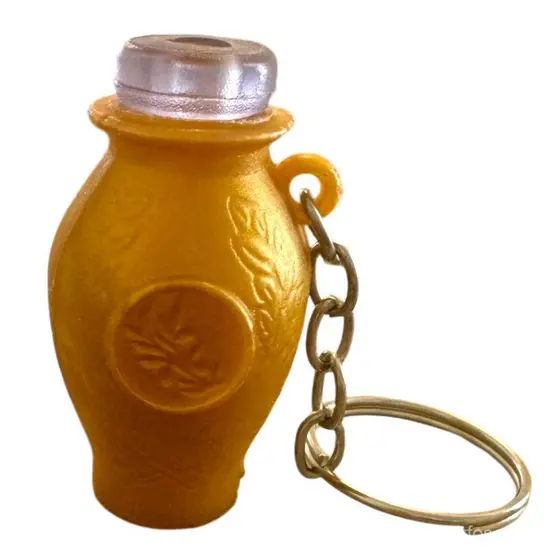 Chaveiro Botija para óleo unção - 08 peças - Dourado