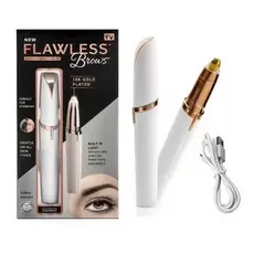 Depilador Elétrico Facial Portátil USB Recarregável – Sobrancelha, Buço, Nariz e Orelha