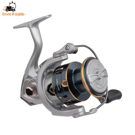 Molinete DEUKIO NJ2000/3000 4+1BB Rolamentos 6kg Arrasto Manivela Direito/Esquerdo dois guias+Engrenagem redutora