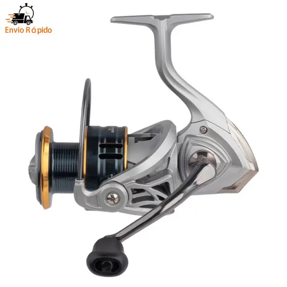 Molinete DEUKIO NJ4000 Leve 303g 4+1BB 8kg Arrasto Manivela Metálica Ambidestro Alta Durabilidade
