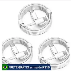 KIT 10/20/40  Cabo Tipo C- Tipo C Dois Lados Para Cabo De Carga Rápida Cabo 1Metro-LC