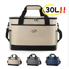 Bolsa Térmica para Família Cesta Piquenique Praia Camping 30L Feito de tecido oxford 600D premium, impermeável e durável