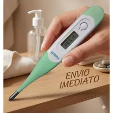Termometro Digital Ponta Flexível para uso Clínico G-TECH Adulto Infantil Veterinário