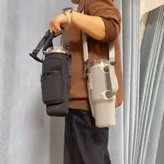 Bolsa Porta-garrafas De Água 40oz Para Celular Chaveiro Com Alça De Ombro Ajustável