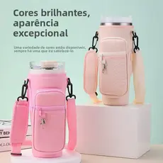 Bolsa portátil de garrafa de água, com saco de telefone celular