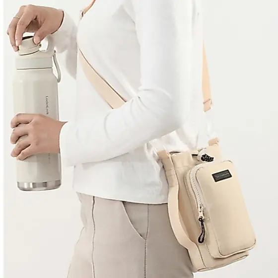 Bolsa Transversal Ar Livre Para Garrafa de Água Ideal para Aventuras