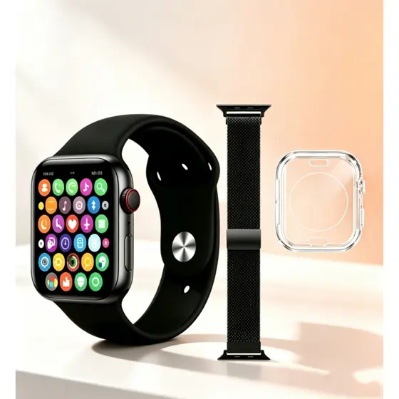 Smartwatch Relógio Inteligente com Bluetooth, Monitor de Atividades e Contador de Passos para Uso Diário