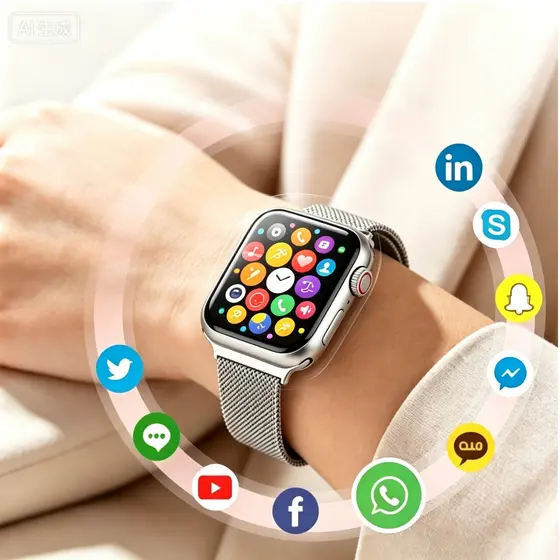 Fitness Smartwatch Infinity Display Bluetooth Relógio De Monitoramento De Saúde De Frequência Cardíaca