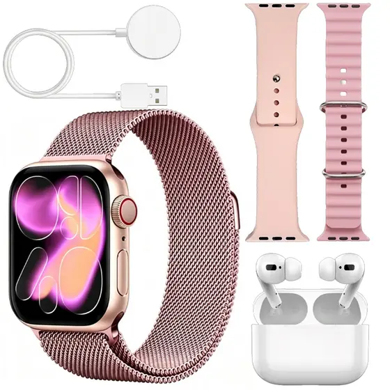 Smartwatch Relógio Inteligente 2 Em 1 Novos Homens Mulheres Chamando Relógios Esportivos